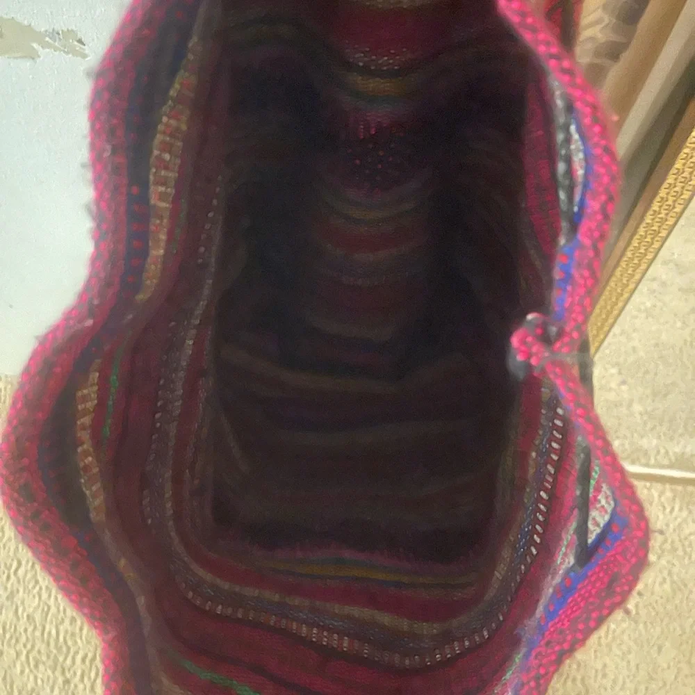 Boho or hippie Colorful Patterned Backpack - Picture 4 of 6